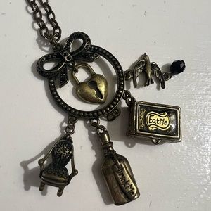 Disney Alice in Wonderland Charm Necklace